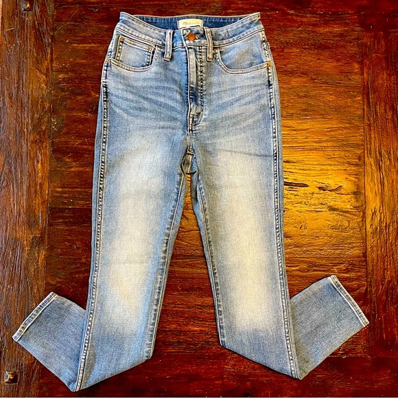 Madewell Curvy Roadtripper Skinny Jeans Vinton Wash 27 Like New - Picture 6 of 13